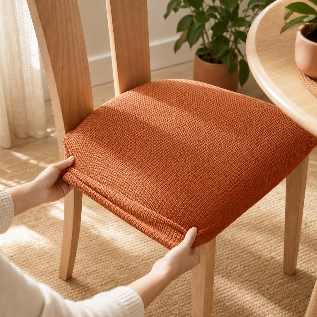 Stretch Dining Chair Seat Covers