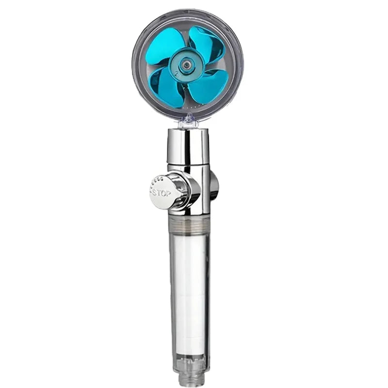 Alcachofa De Ducha Turbo De Alta Presión Con Filtro Y Ahorro De Agua