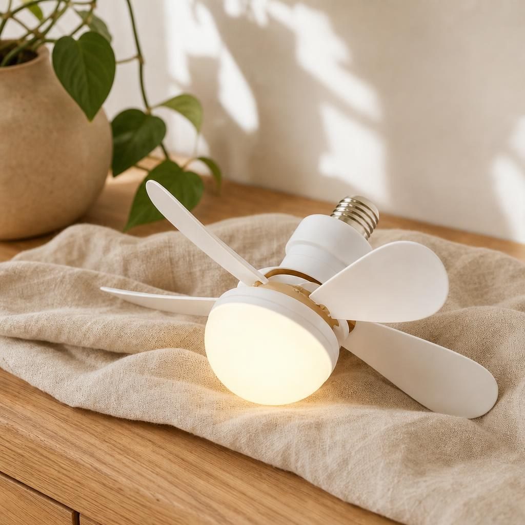 Socket Fan Light with Remote